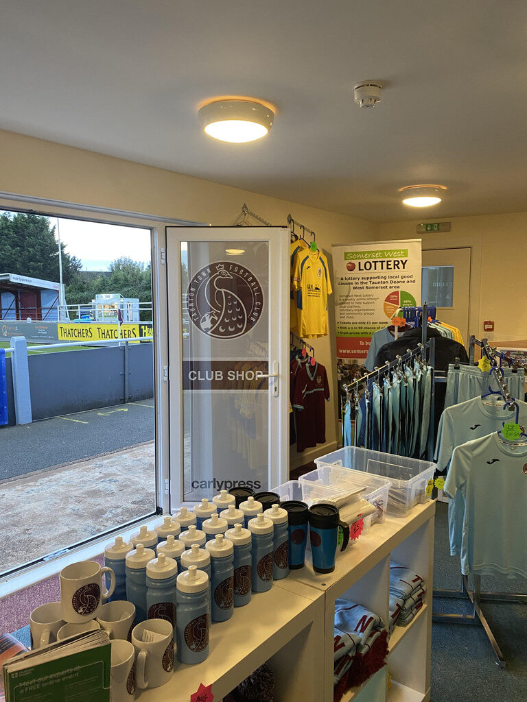 Club Shop Goes Online - Taunton Town Football Club
