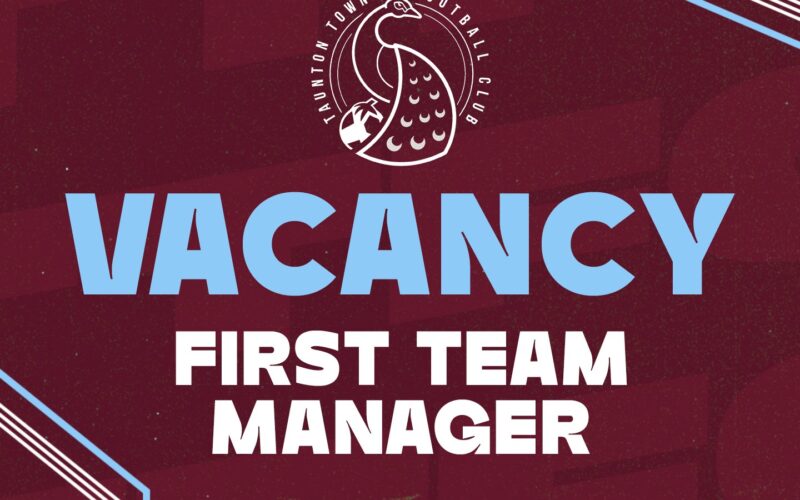 Vacancy: First Team Manager
